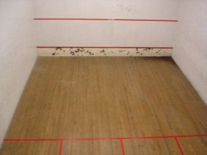 The squash court